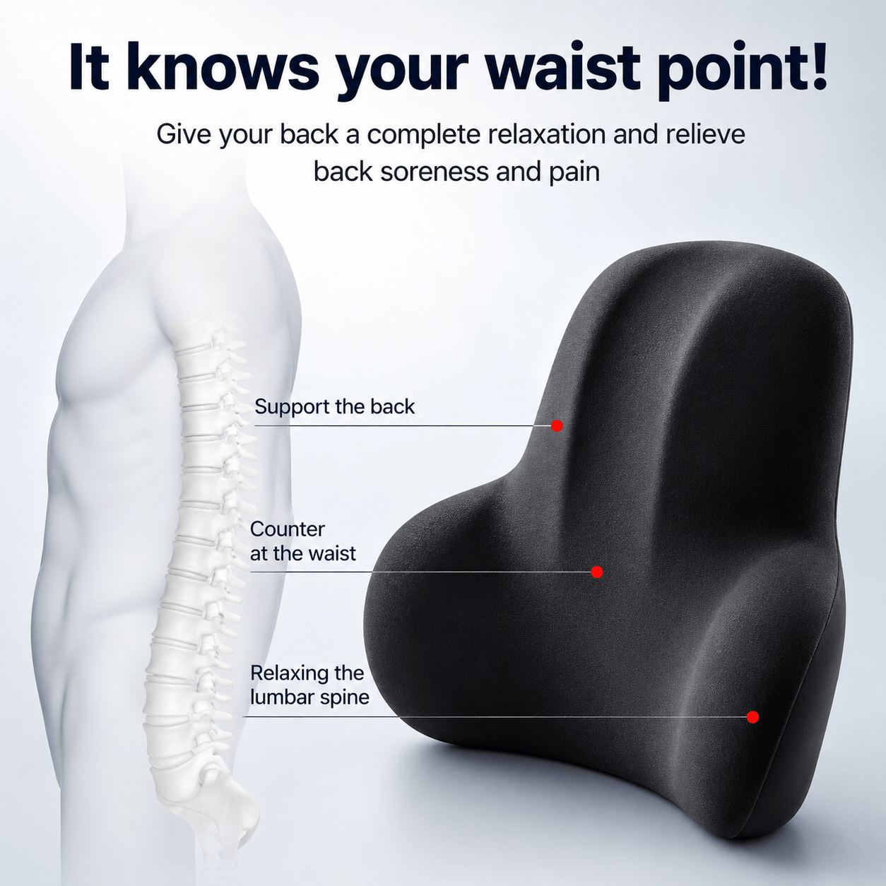 SpineEase Lumbar Cushion