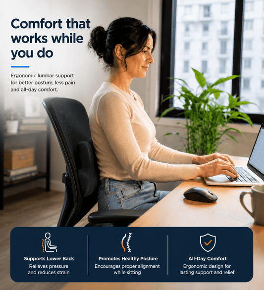 SpineEase Lumbar Cushion